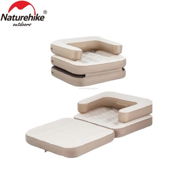 Sofa Naturehike terbuat dari bahan polyester fiber TPU. Matras 3in1, dapat digunakans ebagai sofa, matras, maupun kasur. Sofa yang lembut sehingga nyaman dikulit. Sofa portable Naturehike CNK2300DZ010 bisa anda dapatkan di Erjee Camping Store, toko alat camping, hiking, dan outdoor di Bali.