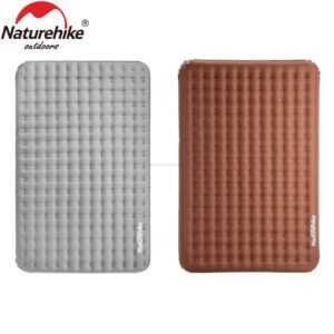 TPU thick double inflatable cushion Naturehike NH19QD010 dilengkapi dengan repair patch dan pouch, tersedia di warna abu-abu dan cokelat. Ketebalan matras 13cm sehingga nyaman saat digunakan. Anda bisa mendapatkan matras ini di Erjee Camping Store, menyediakan perlengkapan camping, hiking outdoor, camping gear Bali.