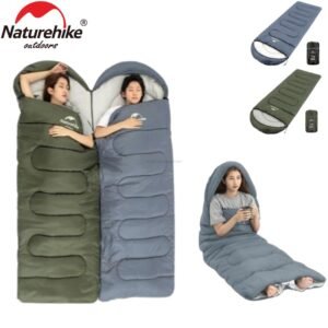 Y150L sleeping bag Naturehike NH21MSD08 terbuat dari bahan cotton sehingga anda akan tetap hangat saat menggunakannya. Sleeping bag ini juga dapat digunakan sebagai selimut dan bisa juga dikombinasikan dengan sleeping bag tipe yang sama karena terdapat klip dibagian kanan dan kiri. Sleeping bag dilengkapi dengan storage pouch sehingga compact dan mudah untuk dibawa kemana-mana. Anda bisa mendapatkan sleeping bag ini di Erjee Camping Store Bali.