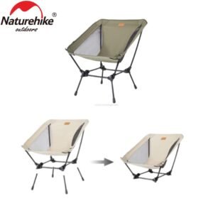 YL13 moon chair Naturehike NH21JU009 berbahan oxford cloth dan aluminium alloy dan dilengkapi juga dengan storage bag. Kursi dapat di atur panjang pendek kakinya. Kursi dibuat dengan bahan yang premium tentunya kuat, anti karat, tahan lama dan ringan. Anda bisa mendapatkan kursi YL13 ini di Erjee Camping Store, toko camping terlengkap di Bali.