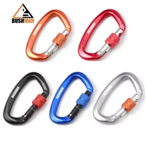 Bushman Carabiner Climbing 12KN D Shapes
