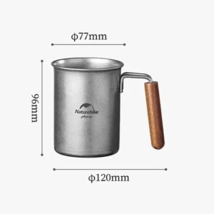 Stainless Steel Retro Picnic Cups 350ml Naturehike NH21SJ001